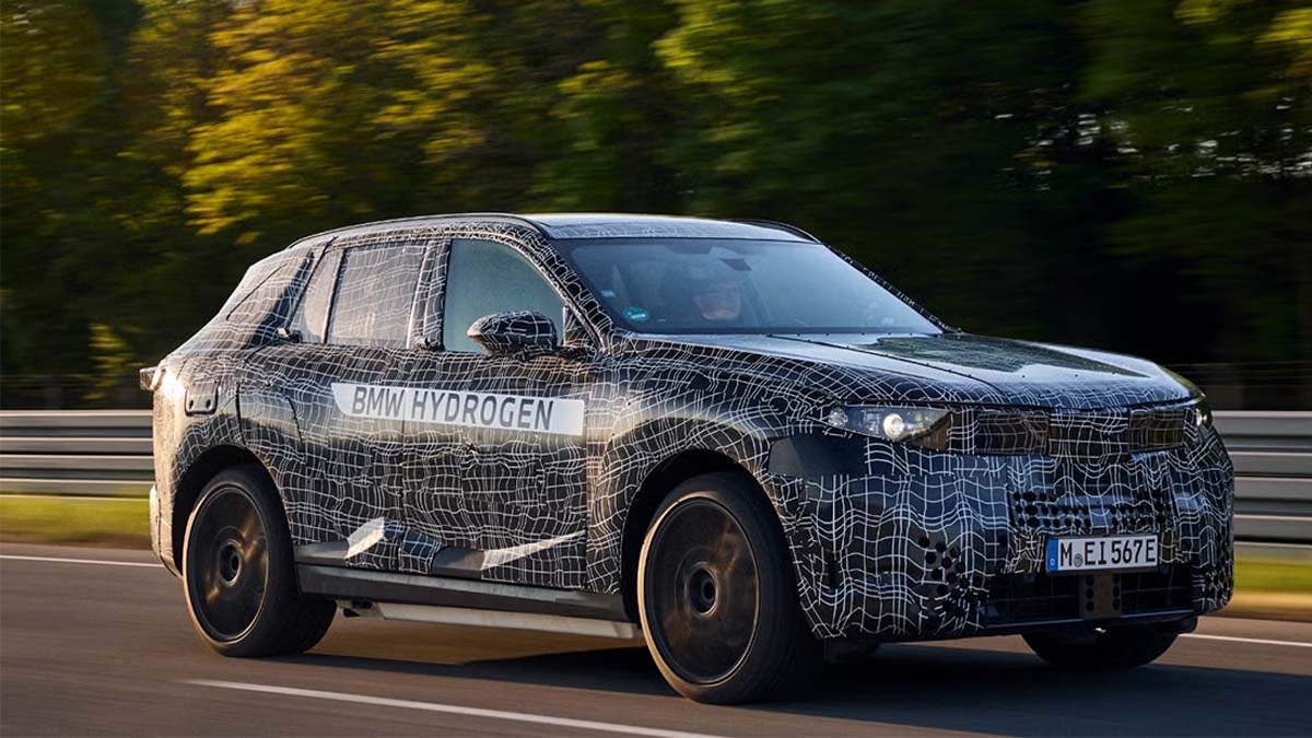 Prototipo del futuro BMW iX5 Hydrogen
