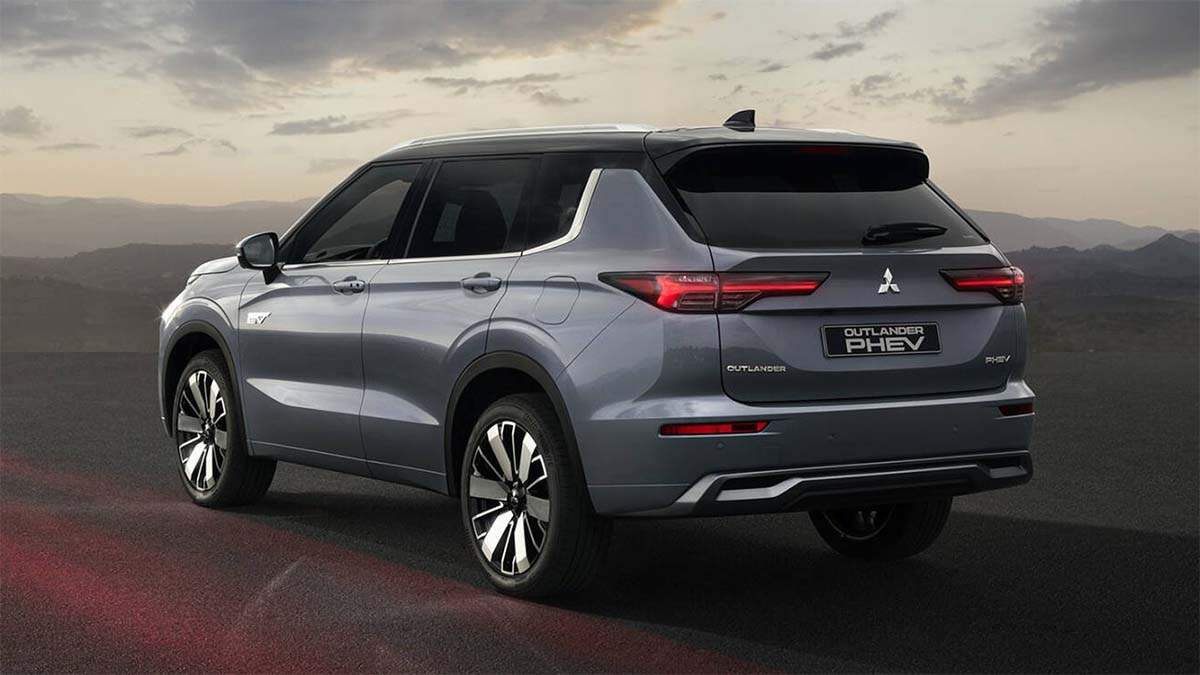 Mitsubishi Outlander PHEV vista trasera