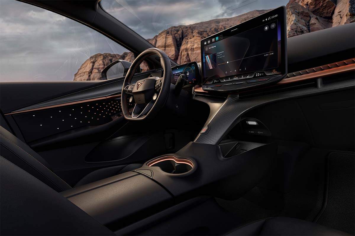 Interior del nuevo CUPRA Tavascan 2026