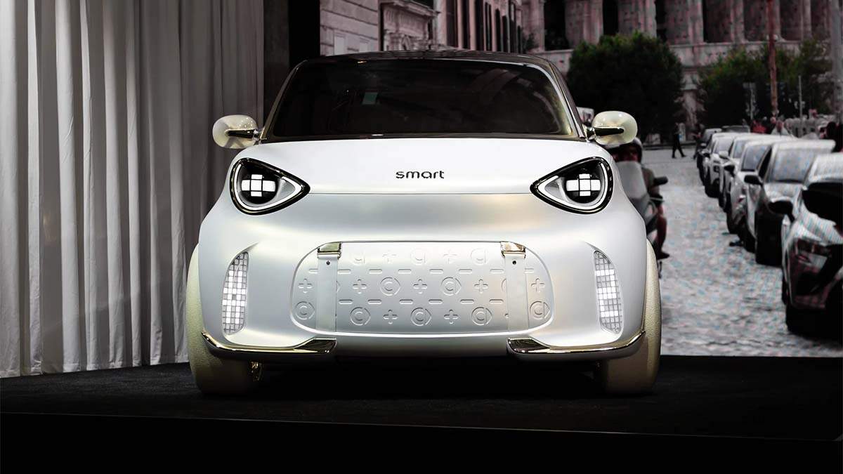 Vista frontal del Smart #2