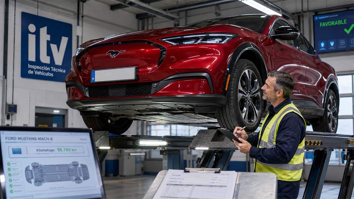 Un mecánico de la ITV al analizar el Ford Mustang Mach e: "es el eléctrico que podría tener"