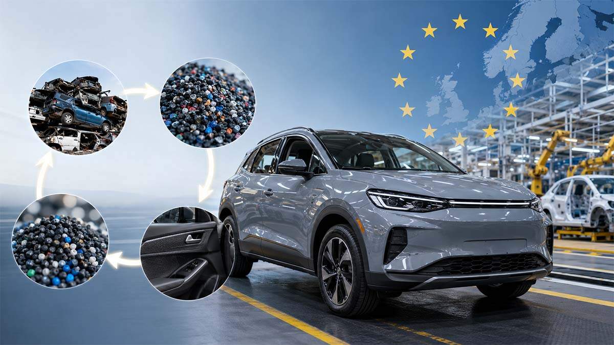 Europa cambia las reglas del automóvil: más plástico reciclado y menos coches desaparecidos