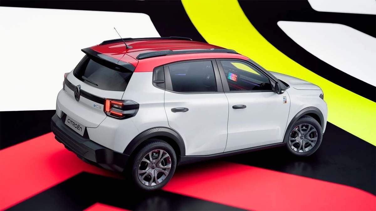 Citroën ë-C3 Tonic, vista detalles exteriores