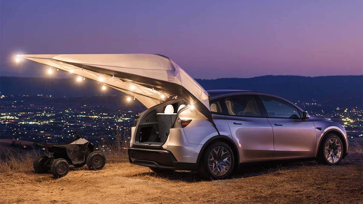 Tienda campaña para el Tesla Model Y