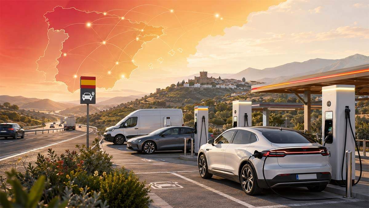 España aprueba 104,8 millones para instalar 2.674 puntos de recarga rápida