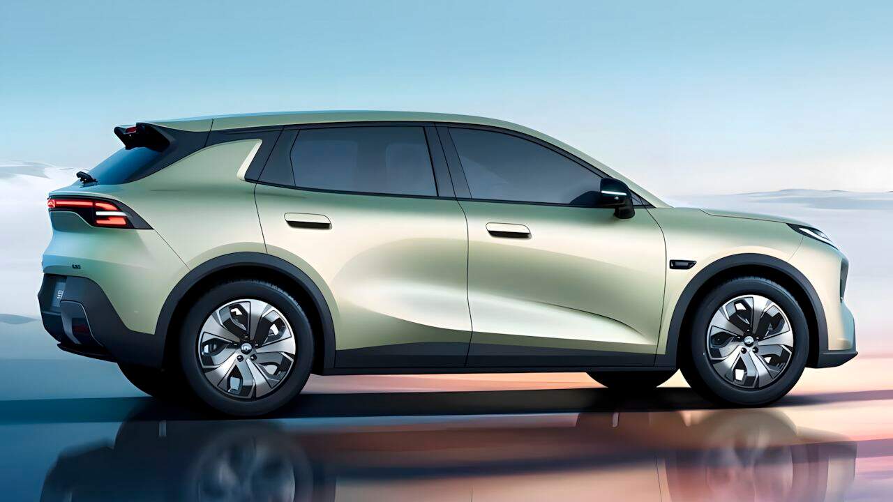 Vista lateral del Changan Nevo Q05