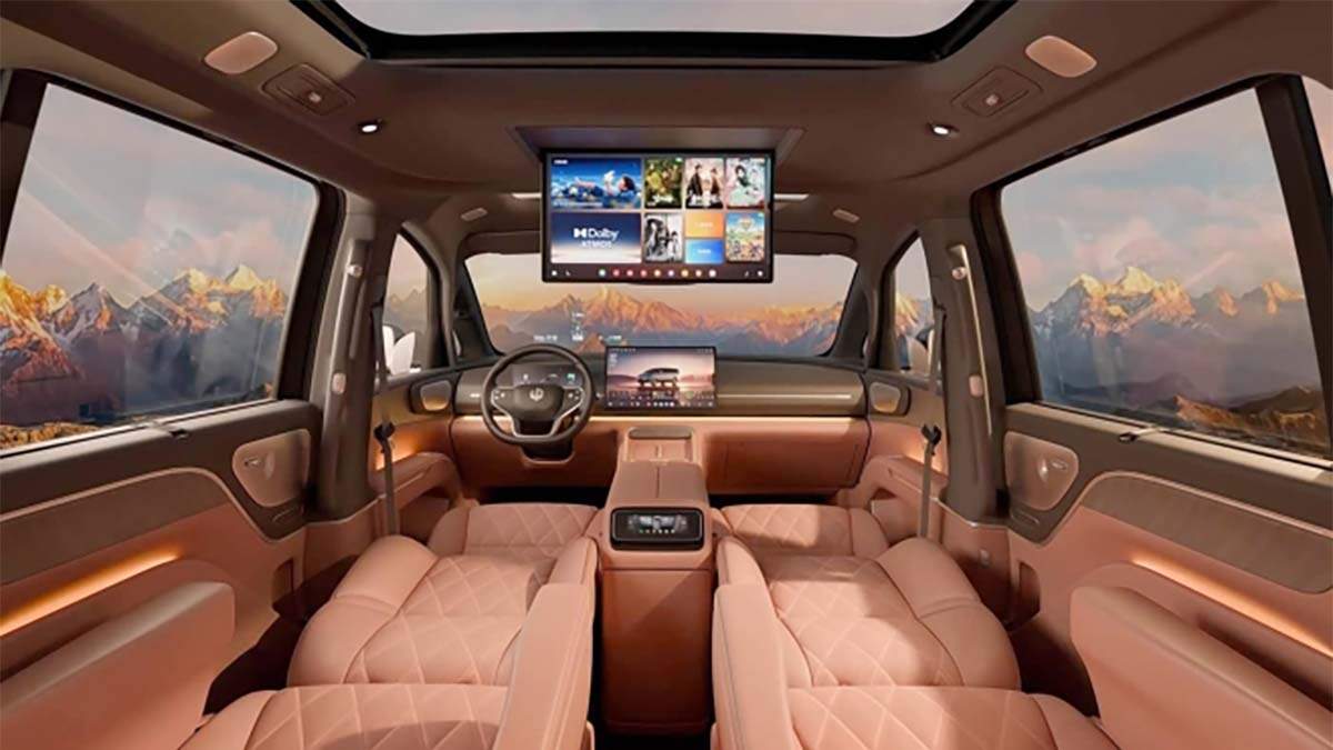 Interior del Leapmotor D99
