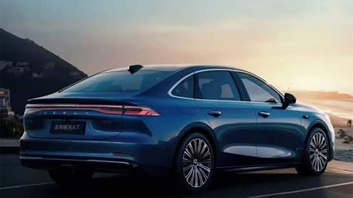 Vista trasera del Geely Galaxy A7 EM PHEV