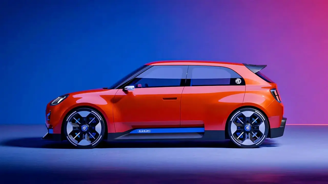 Vista lateral del MG Go Concept - Futuro MG2