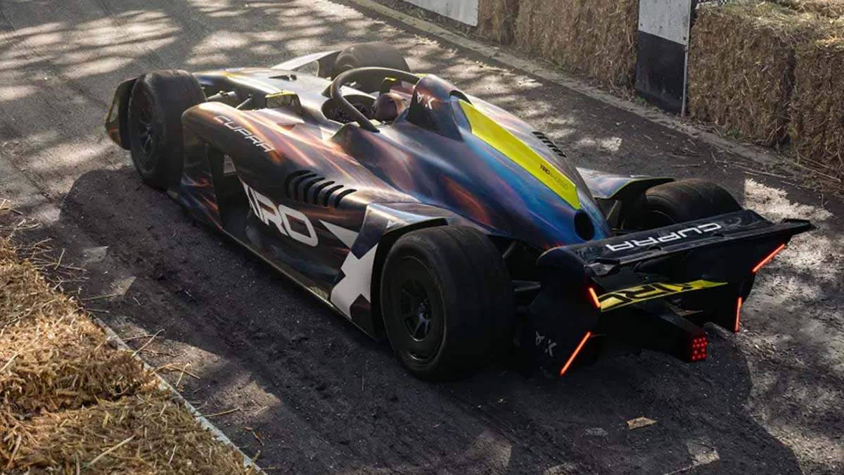 Monoplaza CUPRA KIRO GEN4  en el festival GoodWood