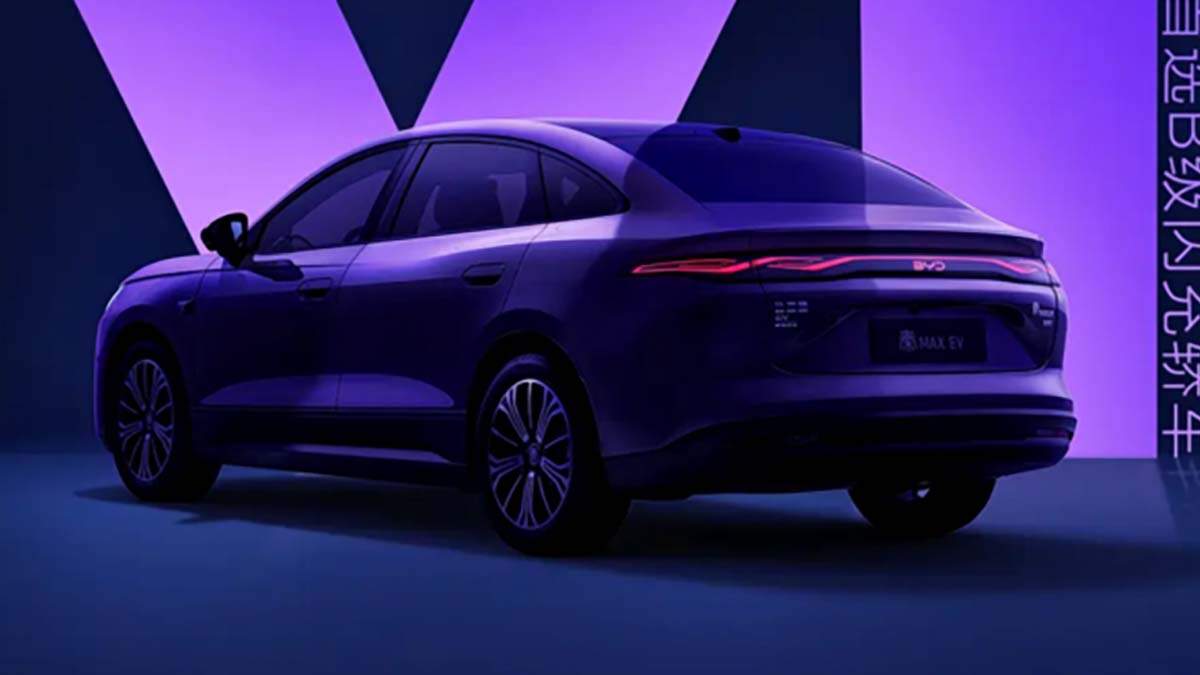BYD QIN Max - Vista trasera