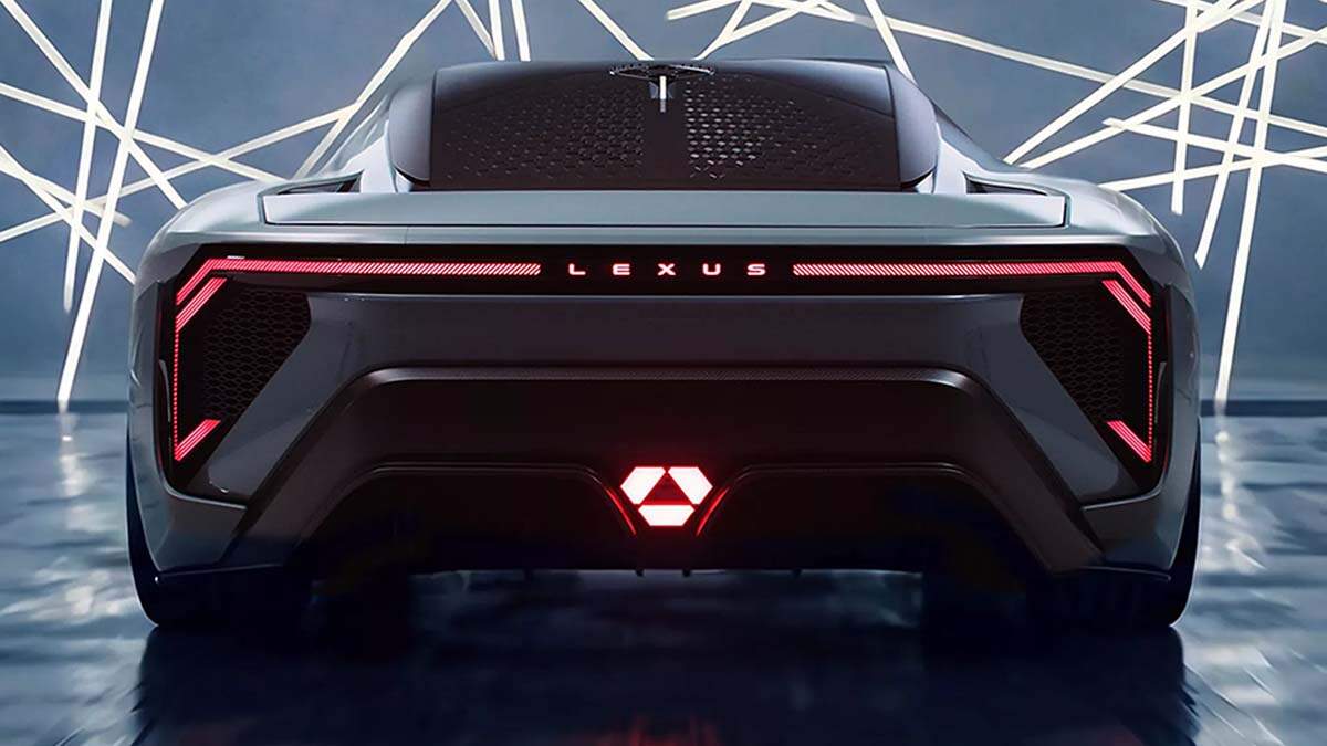 Lexus LFA Concept - Vista trasera