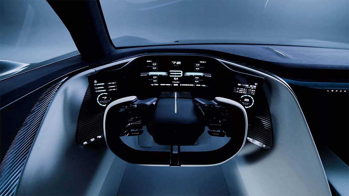 Lexus LFA Concept - Vista interior