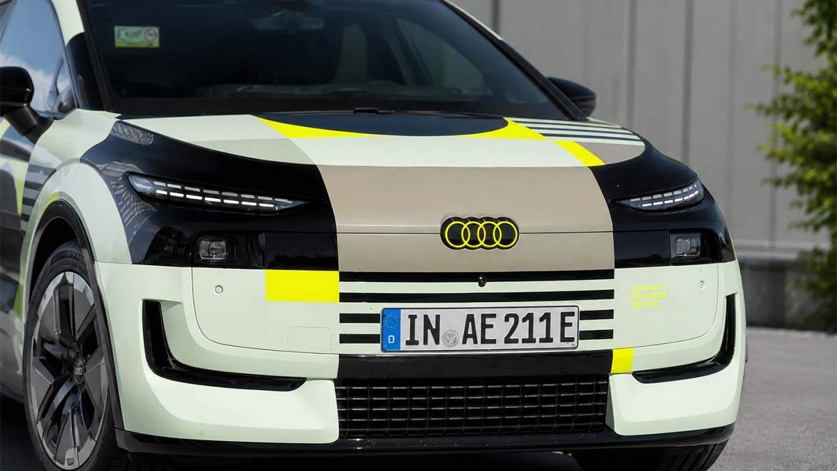 El Audi A2 e-tron se deja ver casi sin camuflaje: el eléctrico barato de Audi está cada vez más cerca