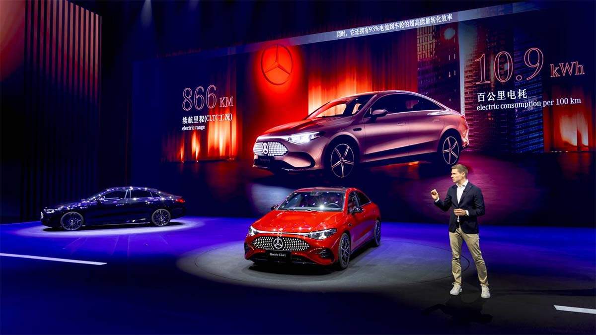 Presentación del Mercedes-Benz CLA L para el mercado chino