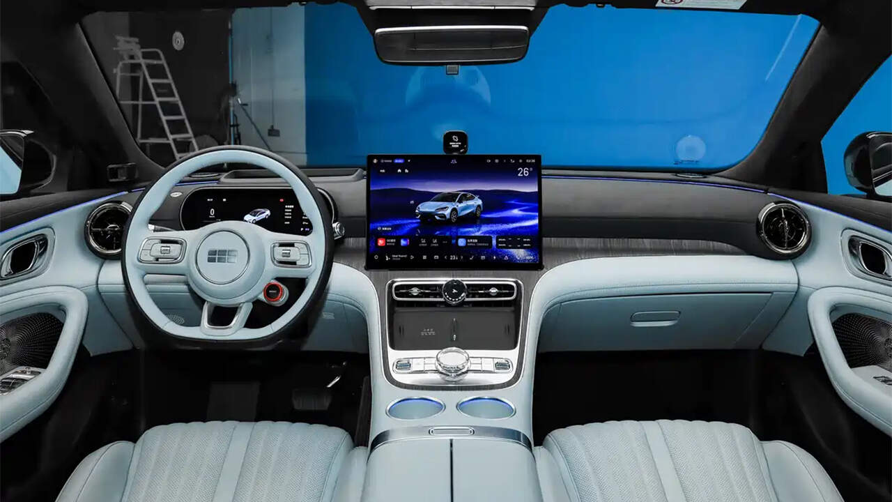 Interior del Geely Galaxy TT Ultra