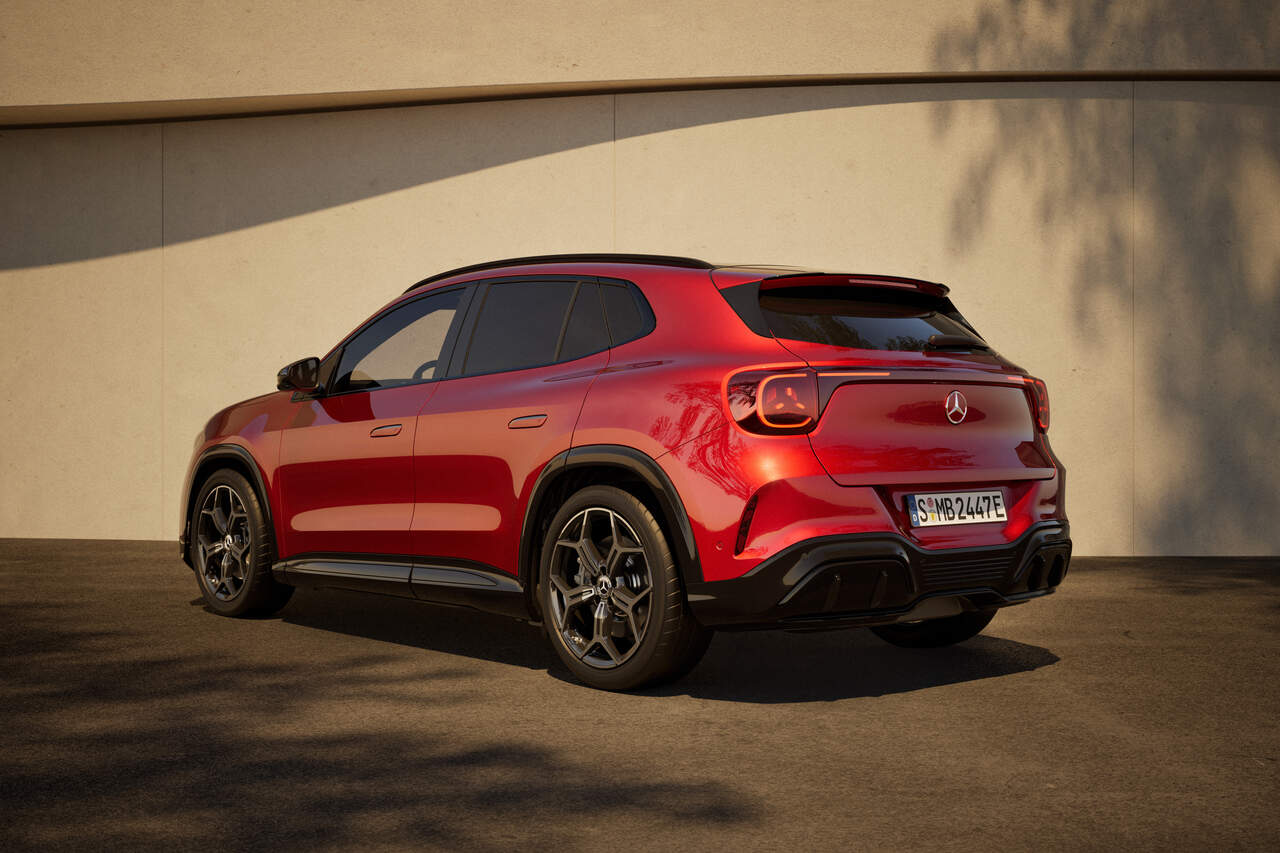 Vista trasera del Mercedes-Benz GLA