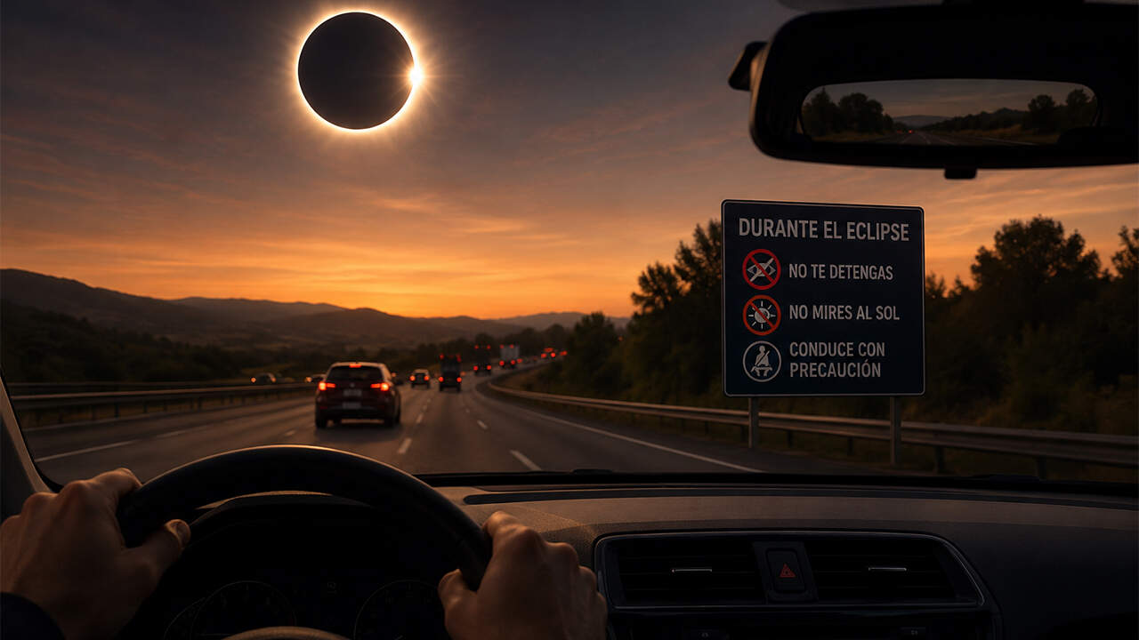Eclipse solar mientras conduces: Precauciones a tener en cuenta