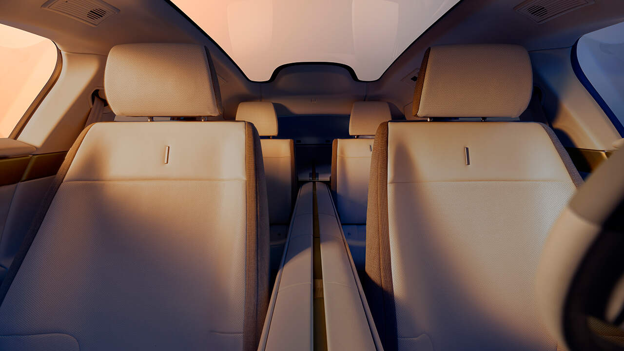 Jaguar Type 01 - foto del interior de los 4 asientos
