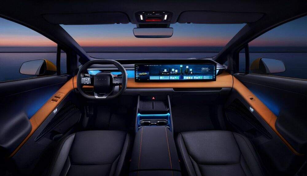 Interior del Hyundai IONIQ V