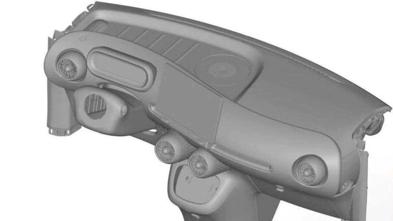 Render del salpicadero del smart #2
