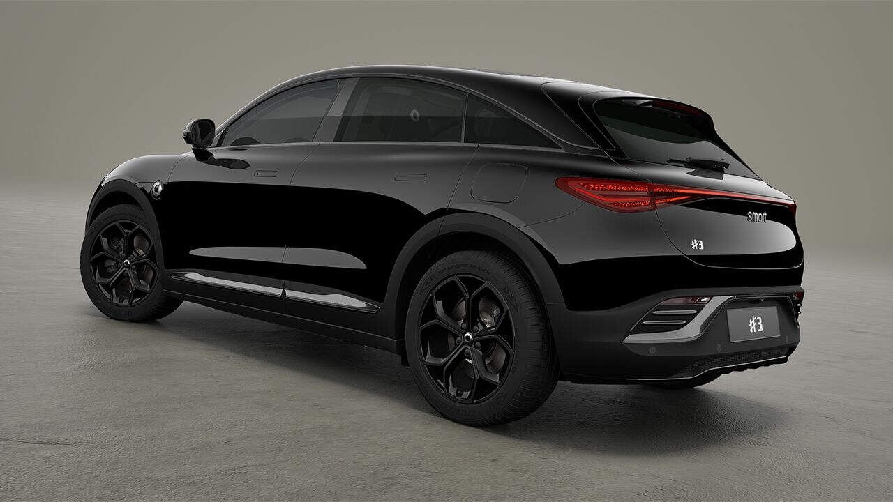 Smart #3 Black Edition 2027 - vista trasera