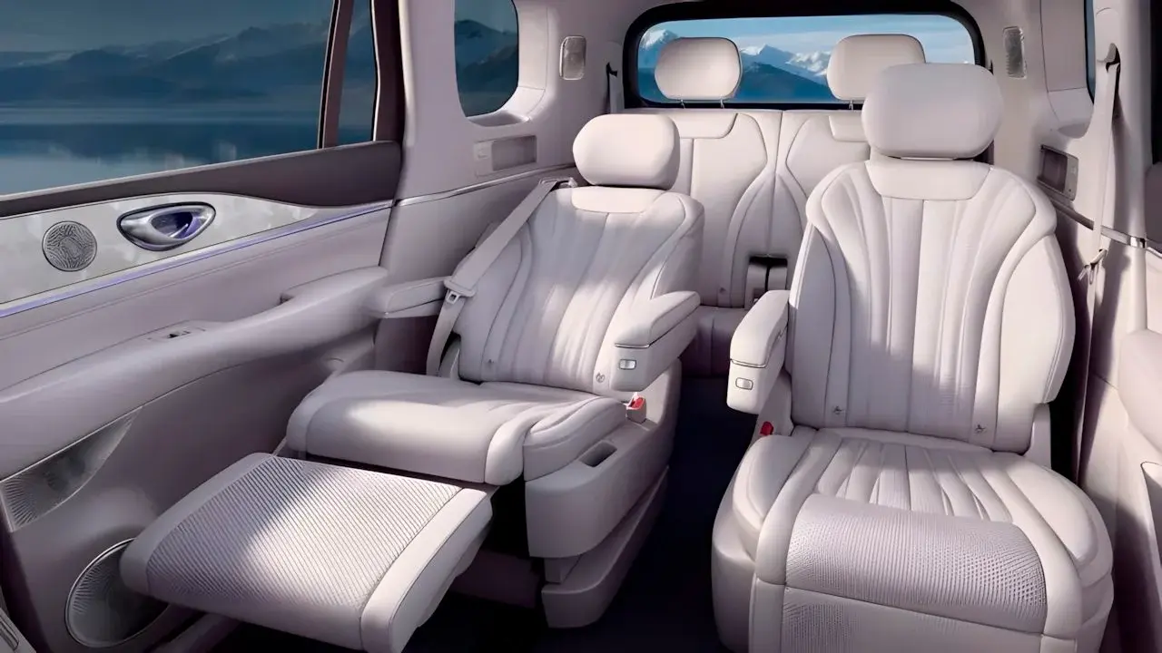 BYD Sealion 08 - detalle asientos plazas traseras