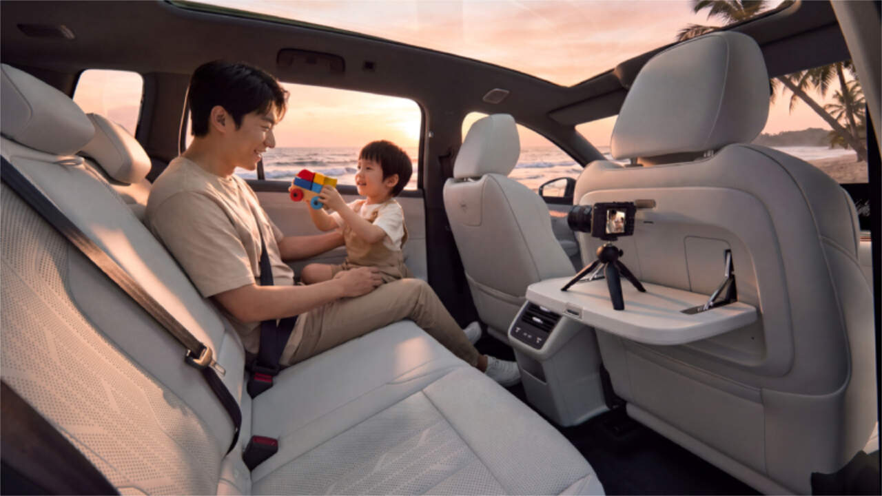 Volkswagen ID. AURA T6 - Vista interior de las plazas traseras