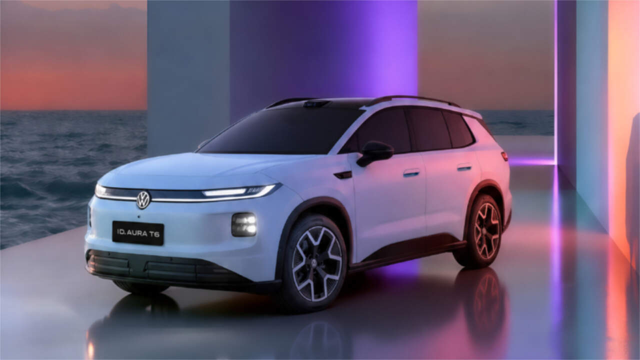Volkswagen ID. AURA T6 de color blanco