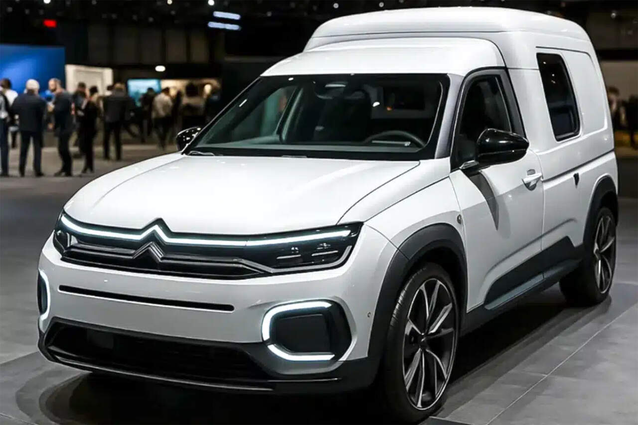 Citroen C15 - Recreación de como sería una nueva furgoneta eléctrica