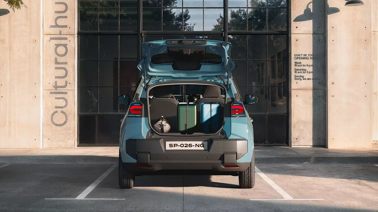 Dacia Spring 2027 - Foto del maletero