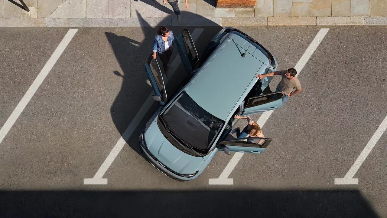 Dacia Spring 2027 - Vista aérea
