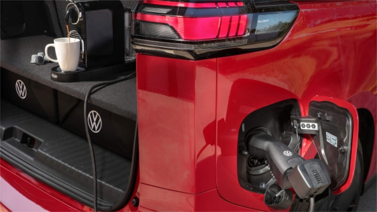 VW ID.Buzz con tecnología V2L
