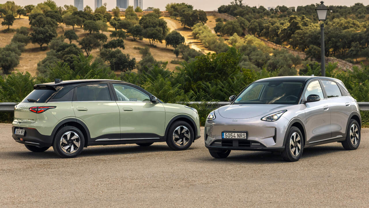 Geely E2 - Color verde y gris